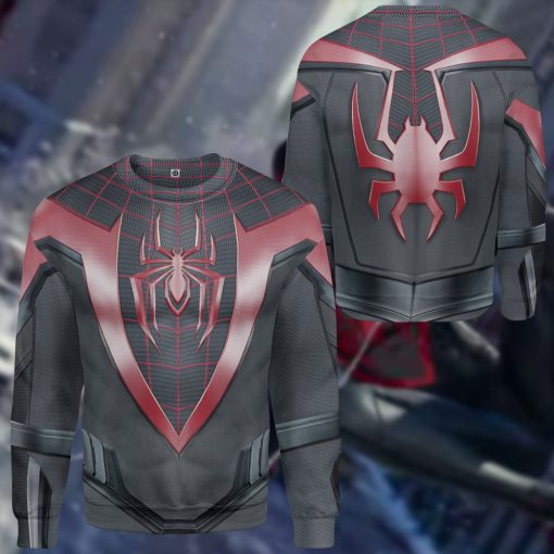 9Heritages 3D Spiderman Miles Morales Custom Tshirt Hoodie Apparel