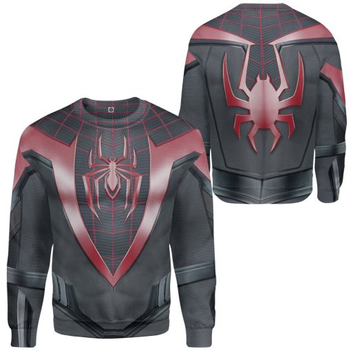 9Heritages 3D Spiderman Miles Morales Custom Tshirt Hoodie Apparel
