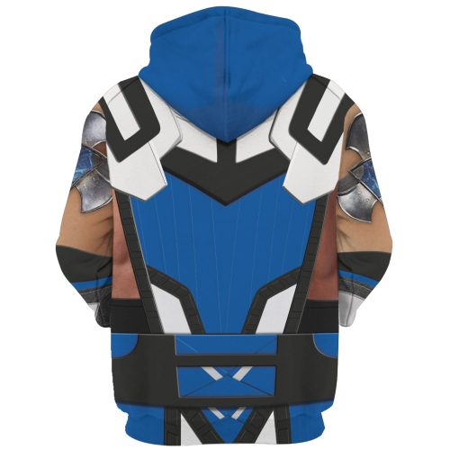 9Heritages Mortal Kombat Sub Zero (2019) Costumes Hoodie Sweatshirt T-shirt Tracksuit