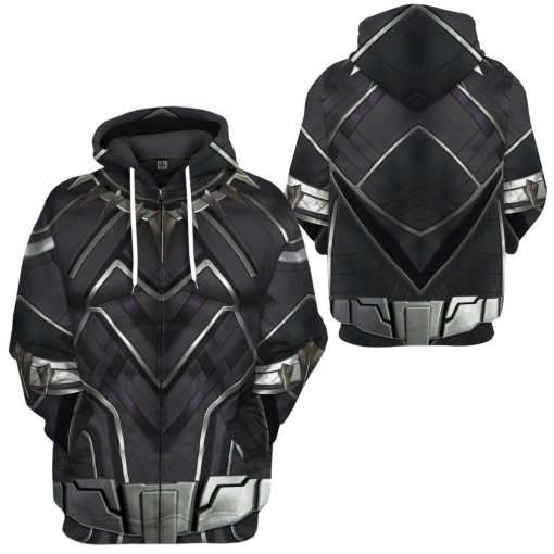 9Heritages 3D Black Panther Costume Custom Hoodie Apparel