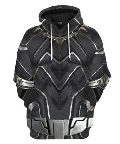 9Heritages 3D Black Panther Costume Custom Hoodie Apparel