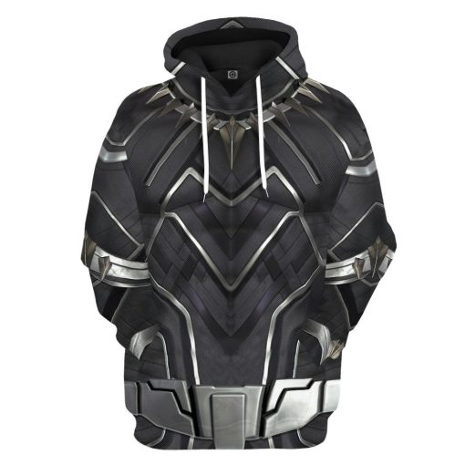 9Heritages 3D Black Panther Costume Custom Hoodie Apparel