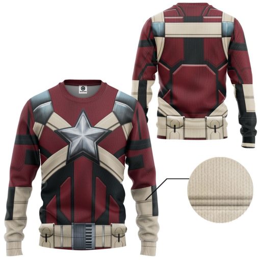 9Heritages 3D Black Widow Red Guardian Custom Tshirt Hoodie Apparel