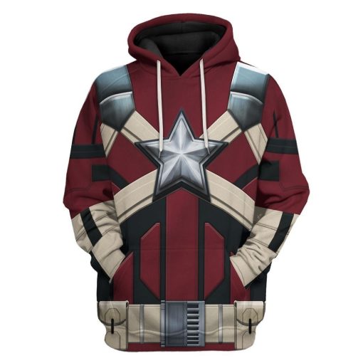 9Heritages 3D Black Widow Red Guardian Custom Tshirt Hoodie Apparel