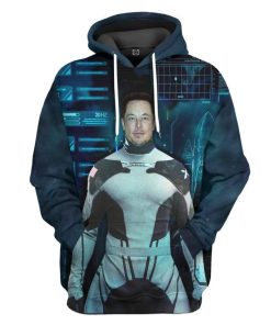 9Heritages 3D Elon Musk The New Iron Man Custom Hoodie Apparel