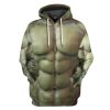 9Heritages 3D Incredible Hulk Custom Hoodie Apparel