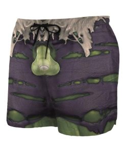 9Heritages 3D Adam HULK Custom Summer Beach Shorts Swim Trunks