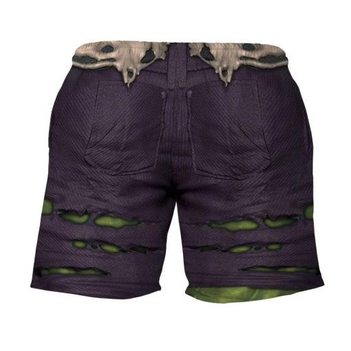 9Heritages 3D Incredible Hulk Custom Beach Shorts