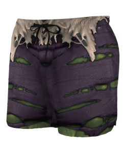 9Heritages 3D Incredible Hulk Custom Beach Shorts