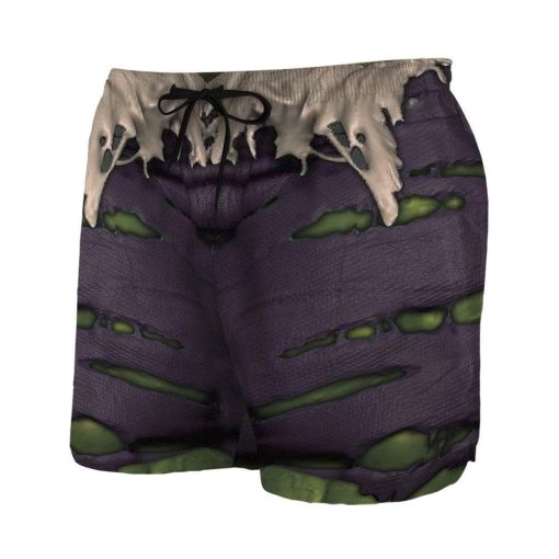 9Heritages 3D Incredible Hulk Custom Beach Shorts