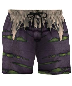 9Heritages 3D Incredible Hulk Custom Beach Shorts