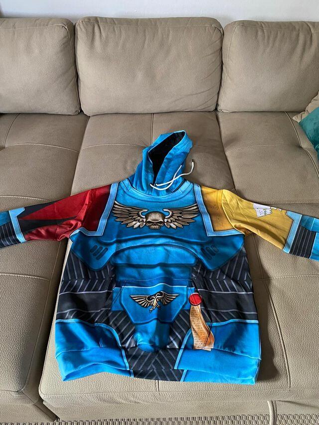 Click to view full screen 9Heritages Space Marines SPACE WOLVES Costume Hoodie Sweatshirt T-Shirt photo review