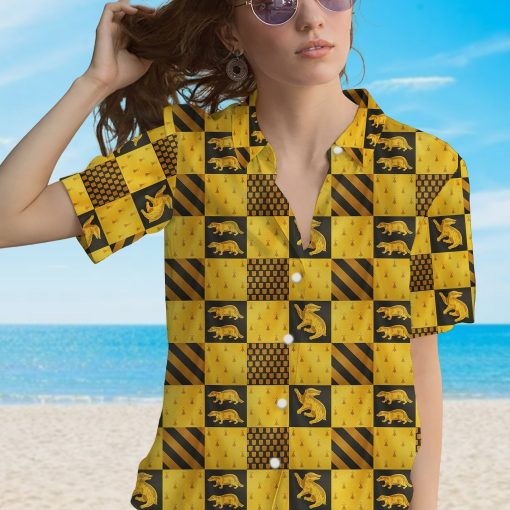 9Heritages 3D H.P Hufflepuff House Custom Hawaii Shirt