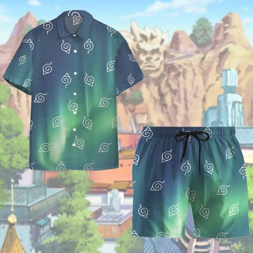 9Heritages 3D Anime Naruto Aurora Shorts