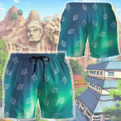 9Heritages 3D Anime Naruto Aurora Shorts