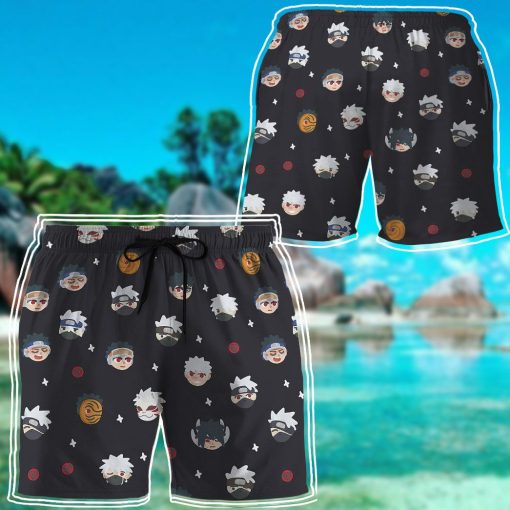 9Heritages 3D Anime Naruto Chibi Heads Shorts