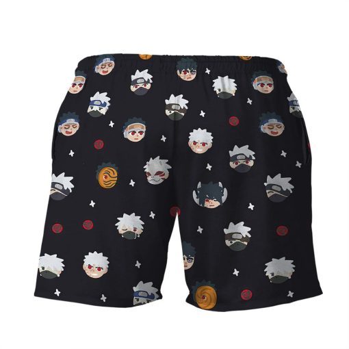 9Heritages 3D Anime Naruto Chibi Heads Shorts