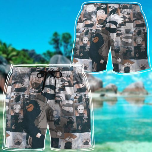 9Heritages 3D Anime Naruto Kakashi Shorts