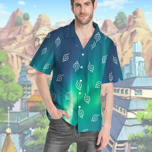 9Heritages 3D Anime Naruto Aurora Hawaii Shirt