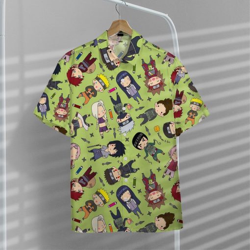 9Heritages 3D Anime Naruto Chibi Characters Hawaii Shirt