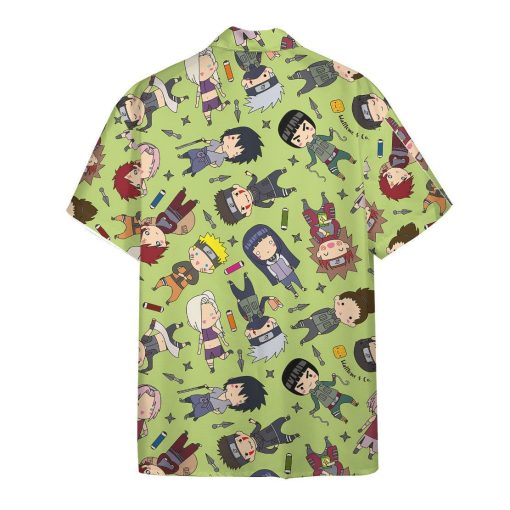 9Heritages 3D Anime Naruto Chibi Characters Hawaii Shirt