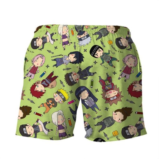 9Heritages 3D Anime Naruto Chibi Characters Hawaii Shirt