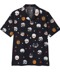 9Heritages 3D Anime Naruto Chibi Heads Hawaii Shirt