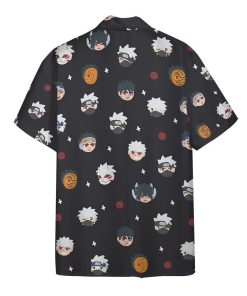 9Heritages 3D Anime Naruto Chibi Heads Hawaii Shirt