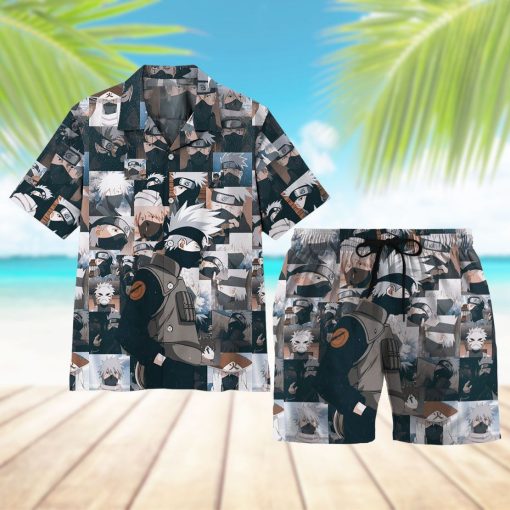 9Heritages 3D Anime Naruto Kakashi Hawaii Shirt