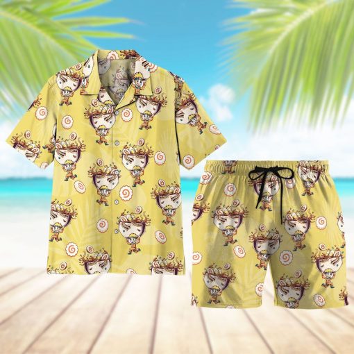 9Heritages 3D Anime Naruto Ramen Hawaii Shirt