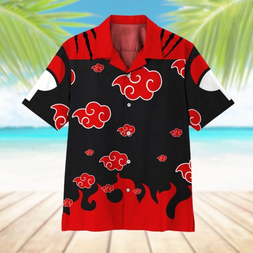 9Heritages 3D Anime Naruto Shippuden Modern Akatsuki Custom Hawaii Shirt