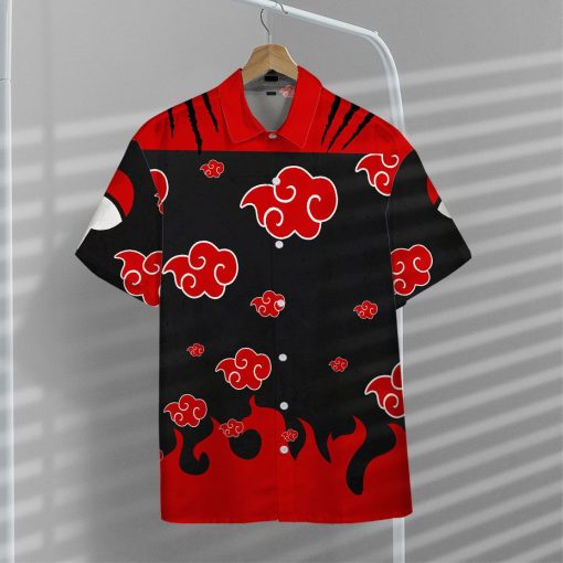 9Heritages 3D Anime Naruto Shippuden Modern Akatsuki Custom Hawaii Shirt