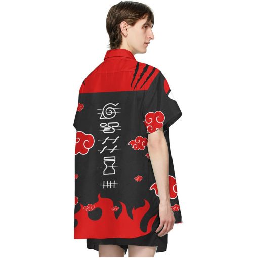 9Heritages 3D Anime Naruto Shippuden Modern Akatsuki Custom Hawaii Shirt