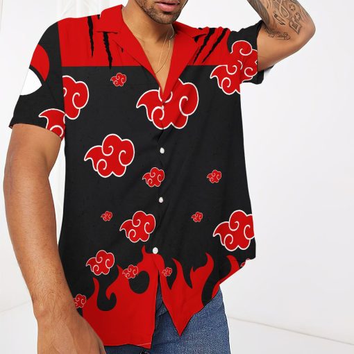 9Heritages 3D Anime Naruto Shippuden Modern Akatsuki Custom Hawaii Shirt