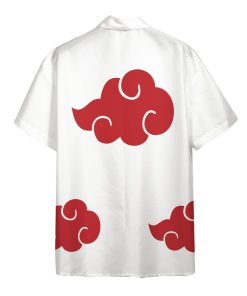 9Heritages 3D Anime Naruto Shippuden White Akatsuki Custom Hawaii Shirt