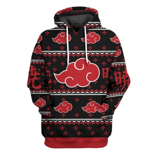 9Heritages 3D Akatsuki Ugly Tshirt Hoodie Apparel