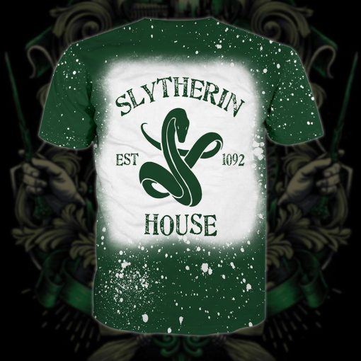 9Heritages 3D H.P Slytherin House Of The Cunning Tshirt