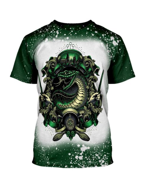 9Heritages 3D H.P Slytherin House Of The Cunning Tshirt