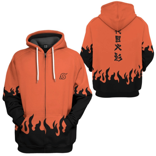 9Heritages 3D Naruto Custom Hoodie Apparel