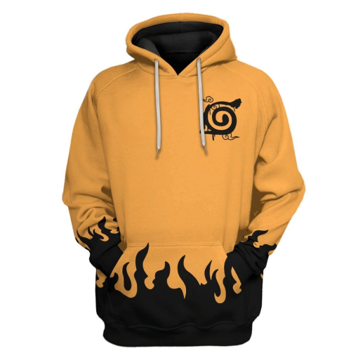 9Heritages 3D Naruto Custom Hoodie Apparel