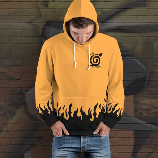 9Heritages 3D Naruto Custom Hoodie Apparel