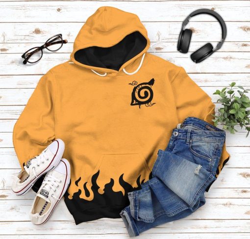 9Heritages 3D Naruto Custom Hoodie Apparel