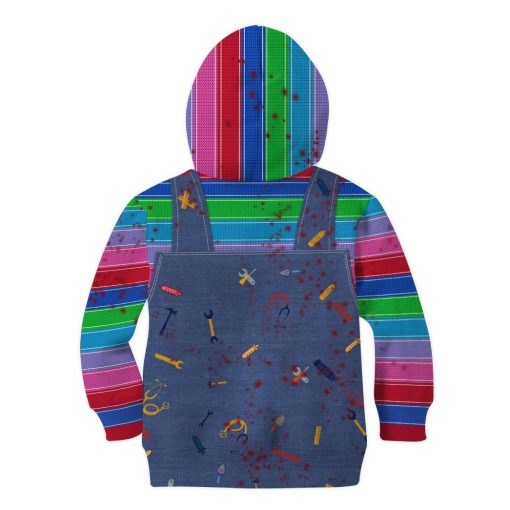 9Heritages 3D Chucky Childs Play Custom Kid Hoodie