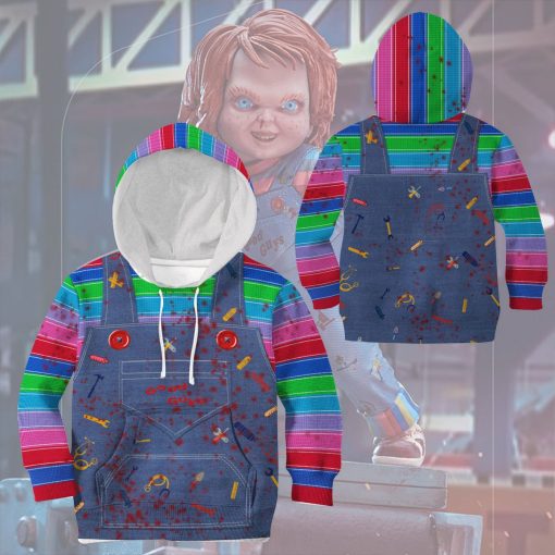 9Heritages 3D Chucky Childs Play Custom Kid Hoodie