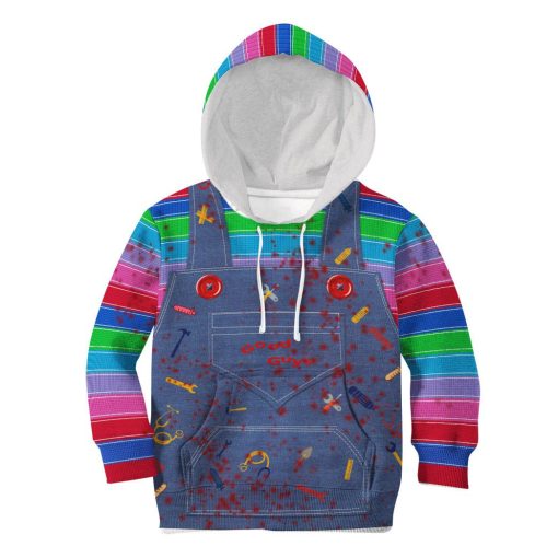 9Heritages 3D Chucky Childs Play Custom Kid Hoodie