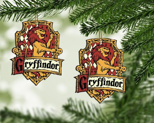 9Heritages 3D H.P Gryffindor House Custom Ornament