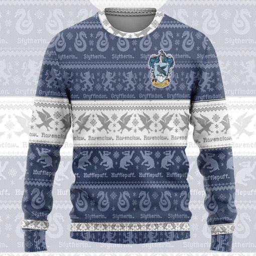 9Heritages 3D H.P Ravenclaw Quidditch Ugly Sweater