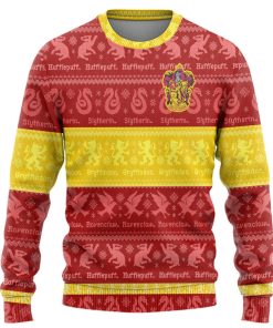 9Heritages 3D H.P Gryffindor Quidditch Ugly Sweater