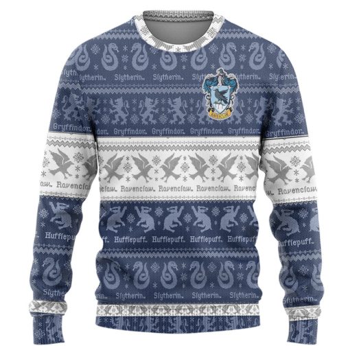 9Heritages 3D H.P Ravenclaw Quidditch Ugly Sweater