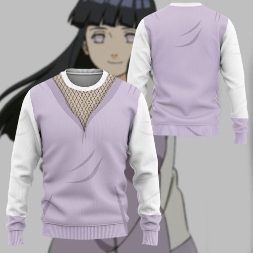 9Heritages 3D Naruto Hinata Cosplay Custom Tshirt Hoodie Apparel